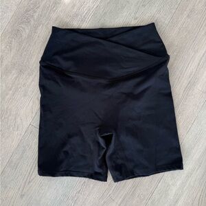 Women's Black High-Waisted CSB Biker Shorts
